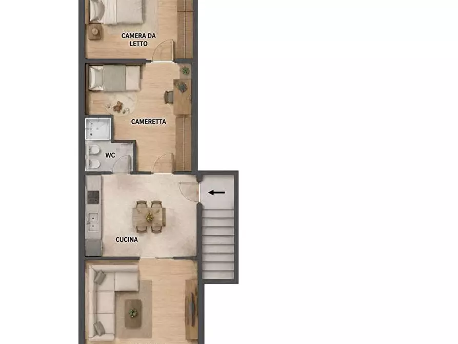Immagine 30 di Appartamento in vendita  in via mazzini  13 a Palo Del Colle