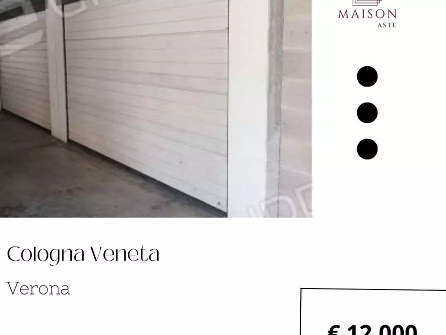 Immagine 1 di Garage in vendita  in Viale Verona a Cologna Veneta