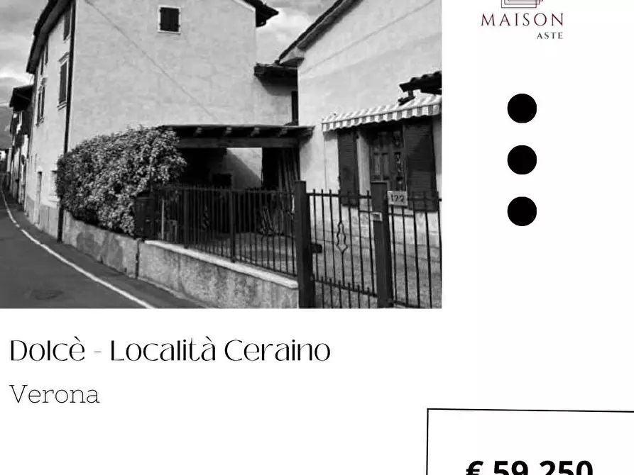 Immagine 1 di Porzione di casa in vendita  in Via Rovereto snc a Dolce'