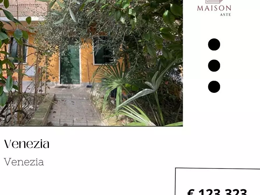 Immagine 1 di Porzione di casa in vendita  in Via Cardinal Domenico Agostini  38/B a Venezia