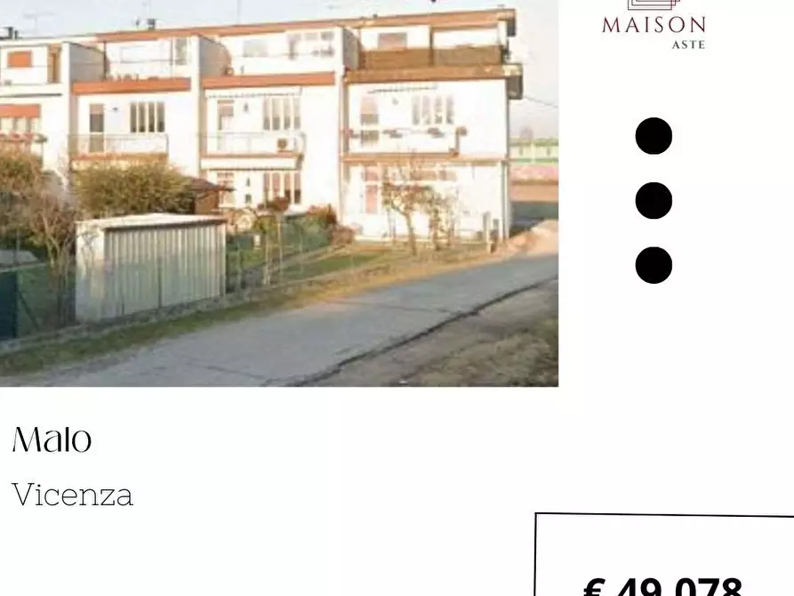 Immagine 1 di Villetta a schiera in vendita  in Via Vicenza 167 a Malo