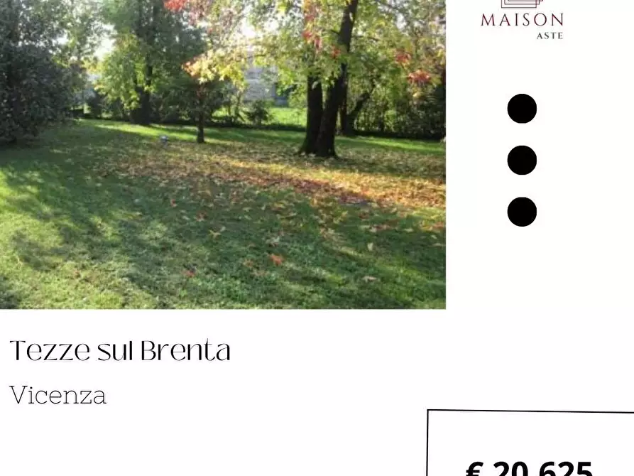 Immagine 1 di Terreno edificabile in vendita  in Via Cavazzoni snc a Tezze Sul Brenta