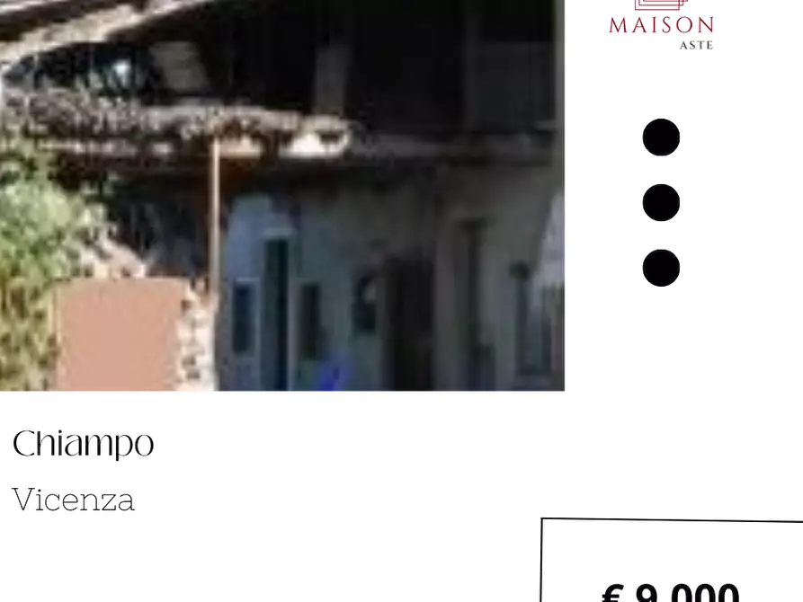 Immagine 1 di Porzione di casa in vendita  in Via Fracassi snc a Chiampo