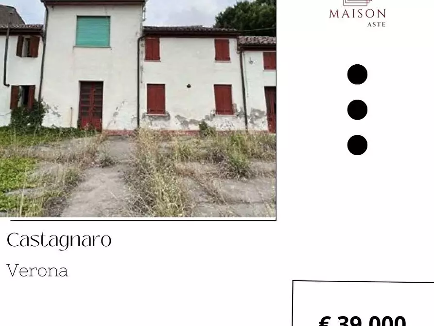 Immagine 1 di Porzione di casa in vendita  in Via Sabbioni 10 a Castagnaro
