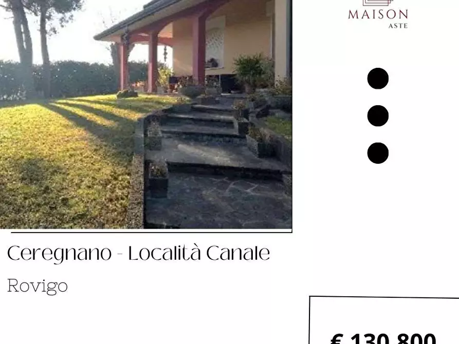 Immagine 1 di Villa in vendita  a Ceregnano