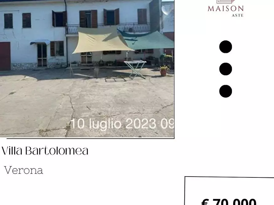 Immagine 1 di Porzione di casa in vendita  in Via Vela Soranzo 27 a Villa Bartolomea