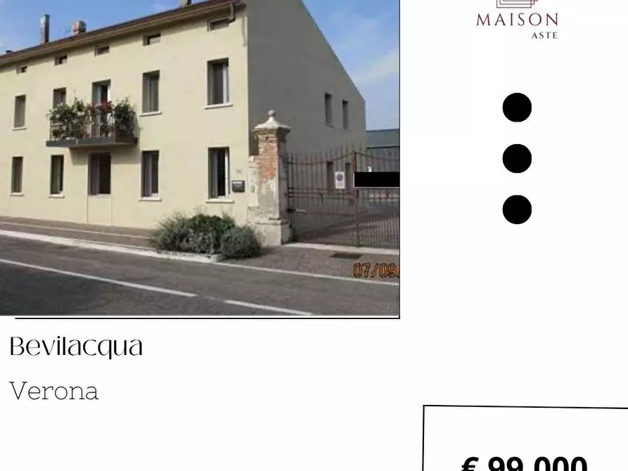 Immagine 1 di Porzione di casa in vendita  in Piazza Marega 218 a Bevilacqua