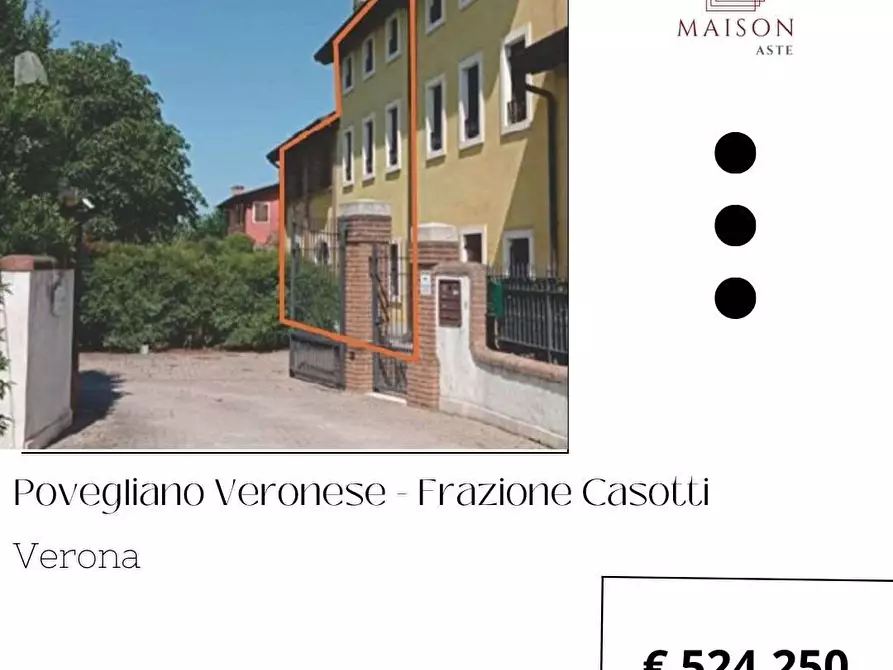 Immagine 1 di Porzione di casa in vendita  in Via Verona 9 a Povegliano Veronese