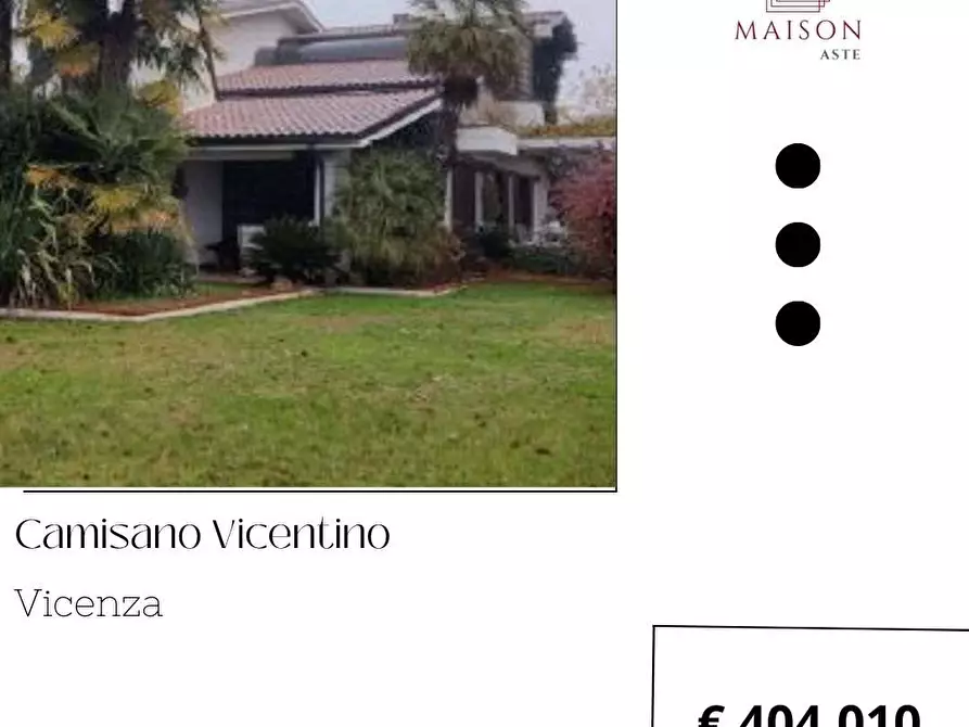 Immagine 1 di Villa in vendita  in Via Stadio 82 a Camisano Vicentino