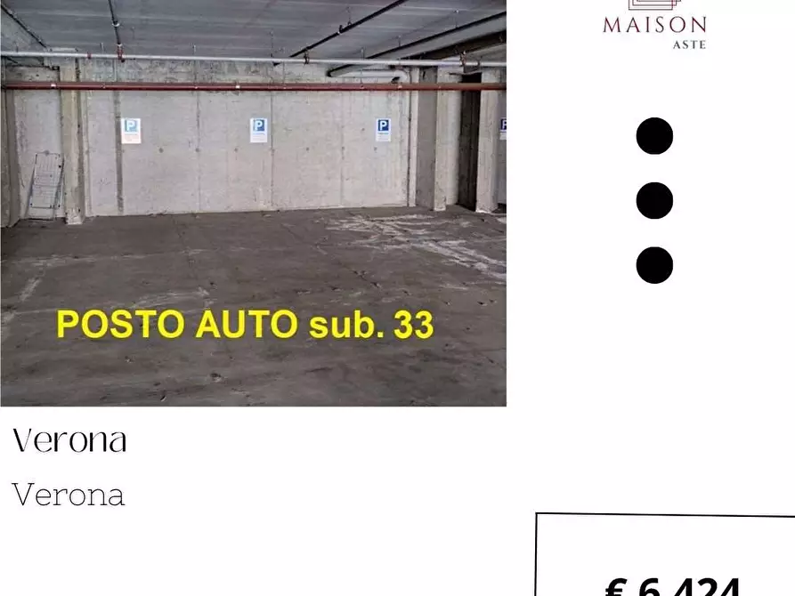 Immagine 1 di Posto auto in vendita  in Via alberto dominutti 6 a Verona