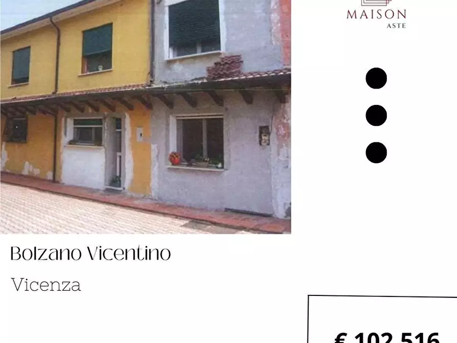 Immagine 1 di Porzione di casa in vendita  in Via S. Cristina  2 a Bolzano Vicentino