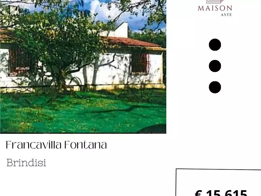 Immagine 1 di Porzione di casa in vendita  in Contrada Fusi sn a Francavilla Fontana