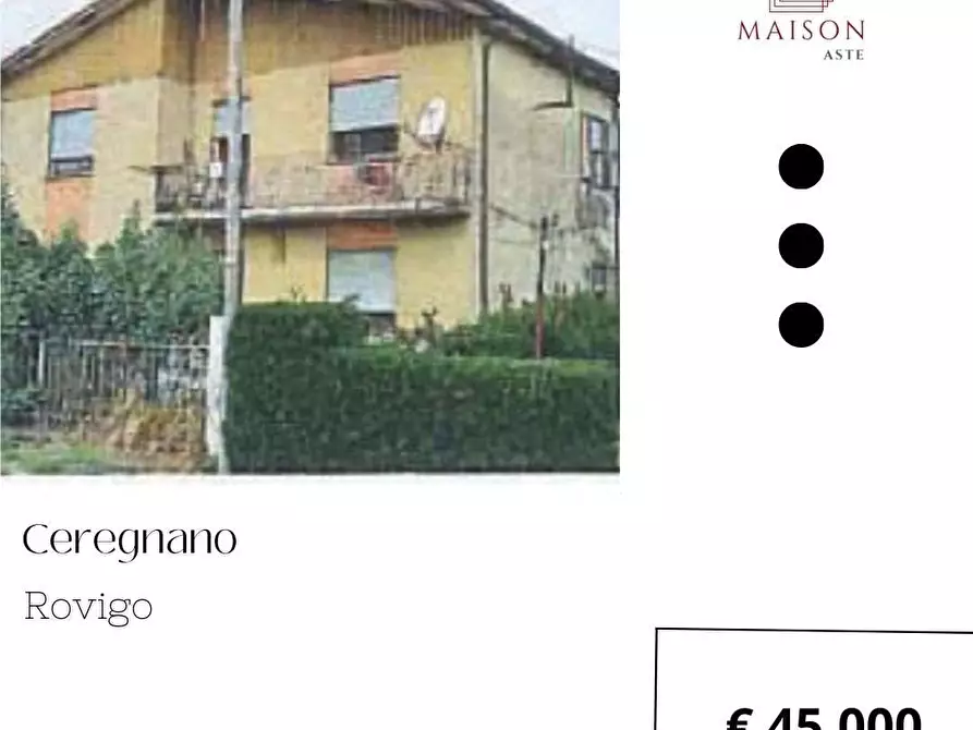 Immagine 1 di Porzione di casa in vendita  in Via Don Minzoni  283 a Ceregnano