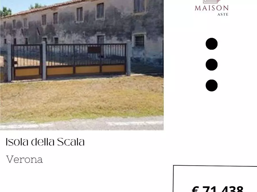 Immagine 1 di Porzione di casa in vendita  in Via Toccolo  snc a Isola Della Scala