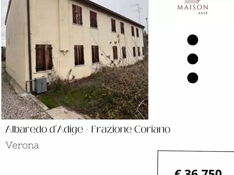 Immagine 1 di Porzione di casa in vendita  in Via Gennari  6 a Albaredo D'adige