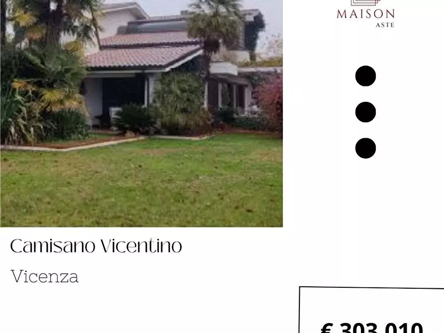 Immagine 1 di Villa in vendita  in Via Stadio  82 a Camisano Vicentino