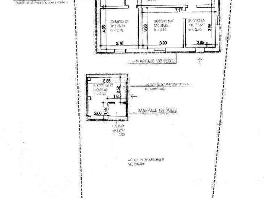 Immagine 37 di Porzione di casa in vendita  in Via Codalunga 4 a Legnago