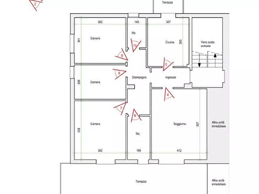 Immagine 13 di Appartamento in vendita  in Via Fabiani 27/1 a Vicenza