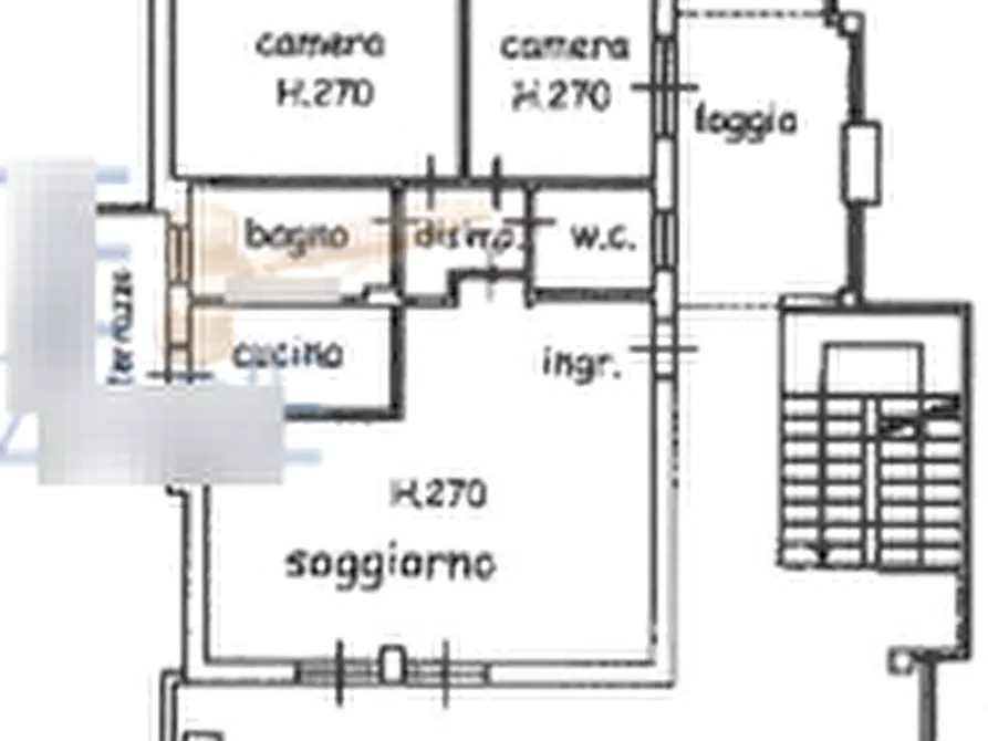 Immagine 10 di Appartamento in vendita  in Via Biscolla a Montecatini Terme