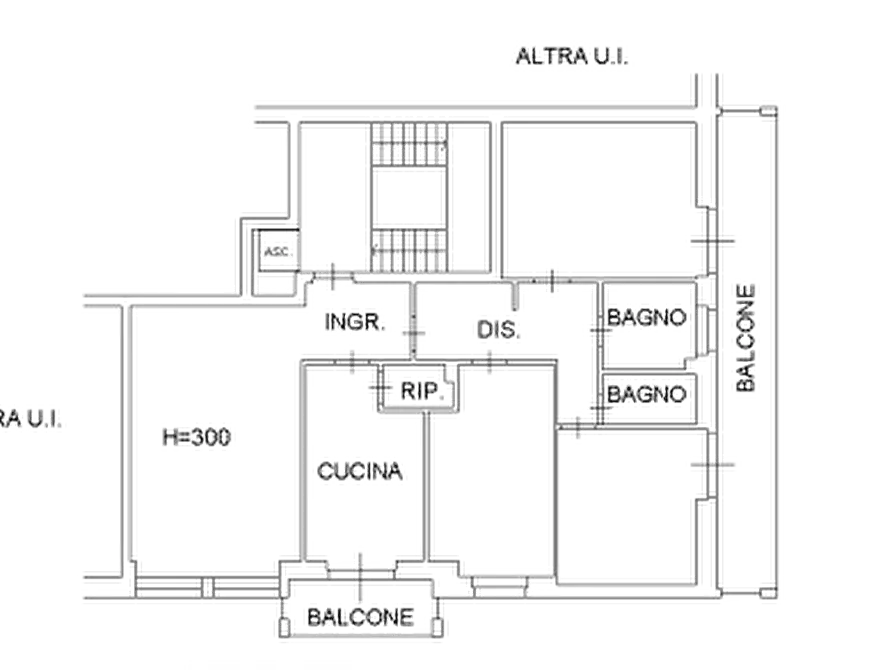 Immagine 21 di Appartamento in vendita  in piazza Vittorio Veneto a Vigevano