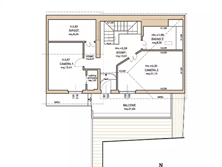 Immagine 22 di Appartamento in vendita  in Viale Rimembranze a Cividate Al Piano