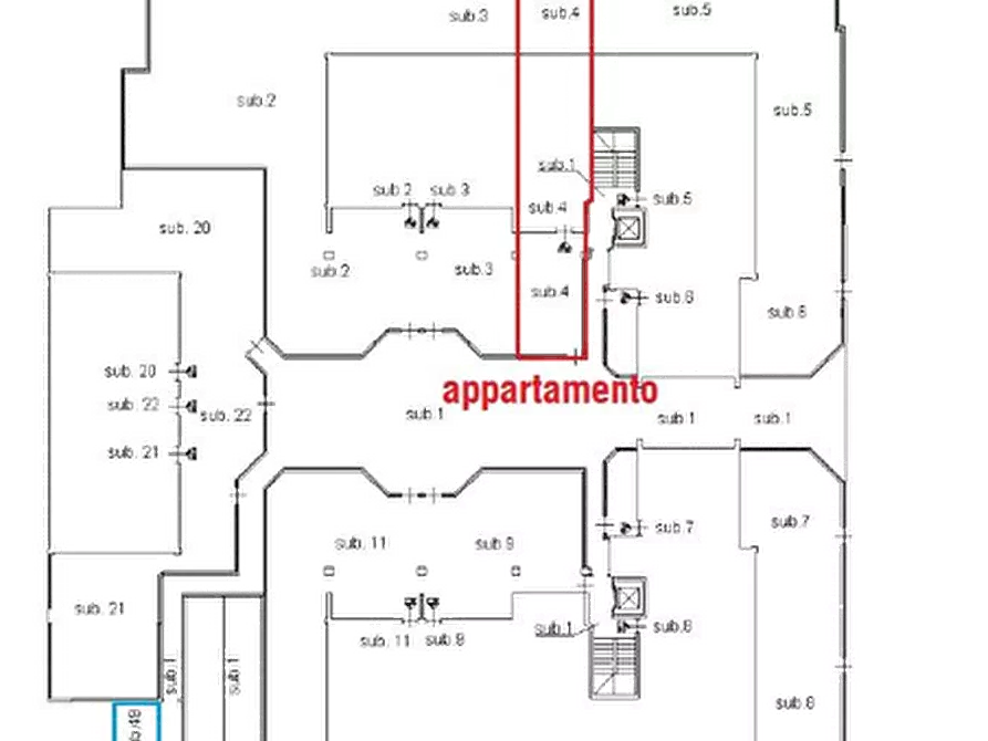 Immagine 19 di Appartamento in vendita  in via Matelda a Mesero