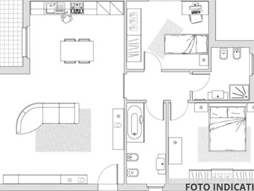 Immagine 11 di Appartamento in vendita  in Via Guttuari a Asti