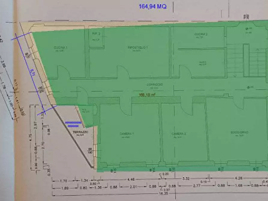 Immagine 12 di Appartamento in vendita  in via Mazzini a Colli Al Metauro
