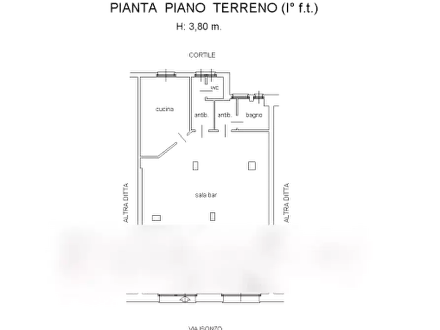Immagine 19 di Negozio in vendita  in Via Isonzo a Torino