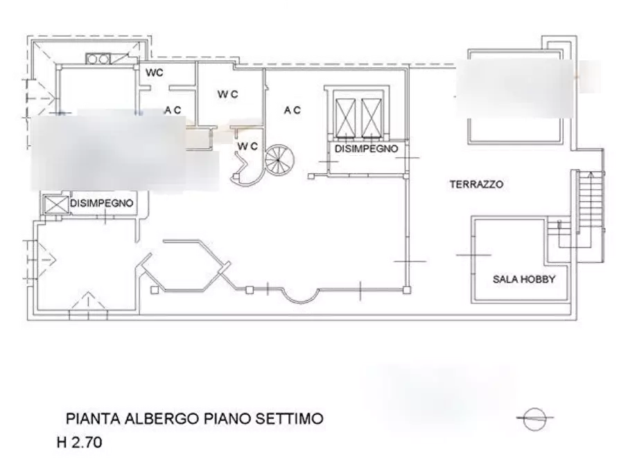 Immagine 29 di Hotel in vendita  in Via Monterosi a Roma