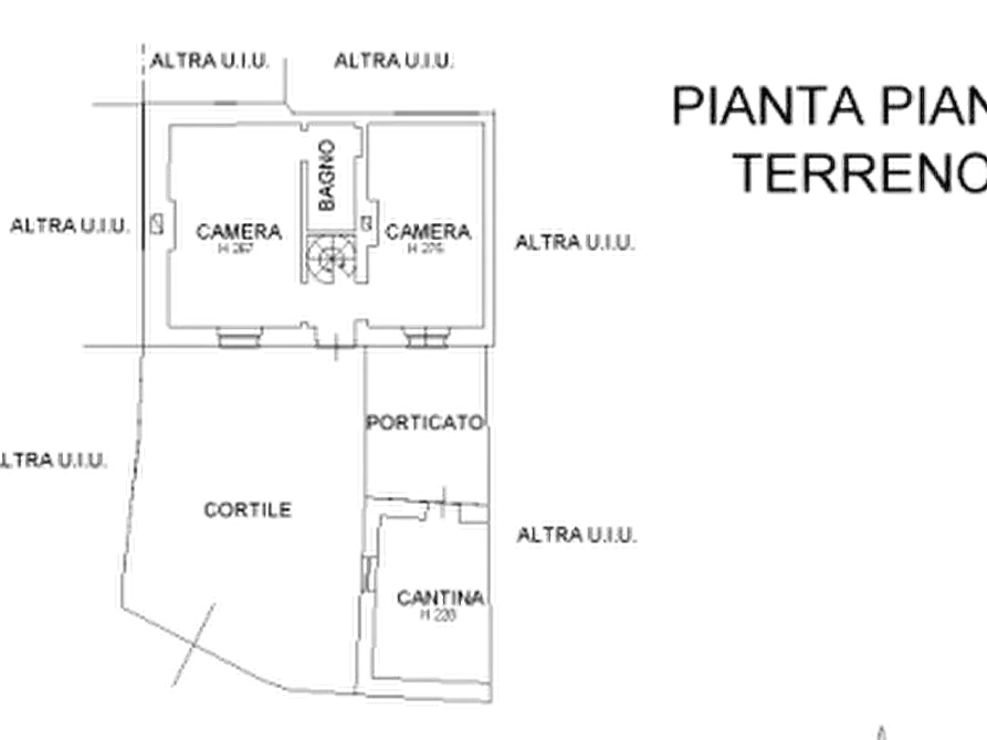 Immagine 10 di Porzione di casa in vendita  in Via Madre Chiara Ricci  a Castelspina