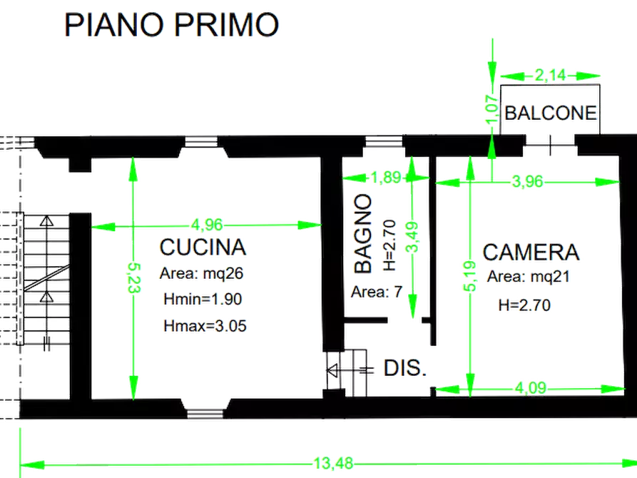 Immagine 13 di Porzione di casa in vendita  in Via Roma a Occimiano