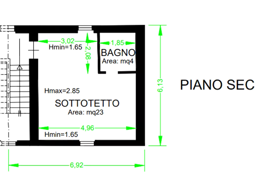 Immagine 14 di Porzione di casa in vendita  in Via Roma a Occimiano