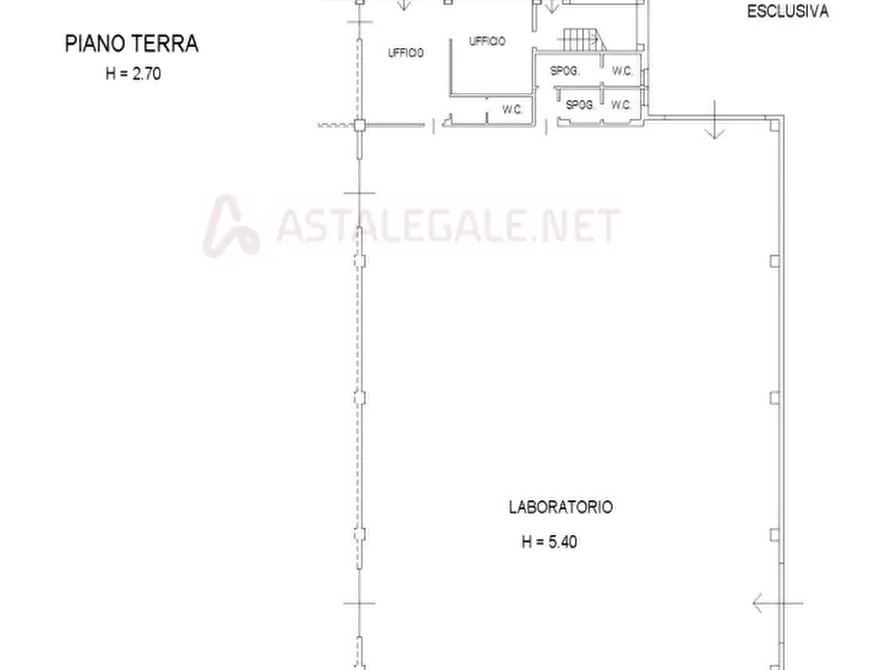 Immagine 11 di Capannone industriale in vendita  in Via Divisione Tridentina a Pesaro