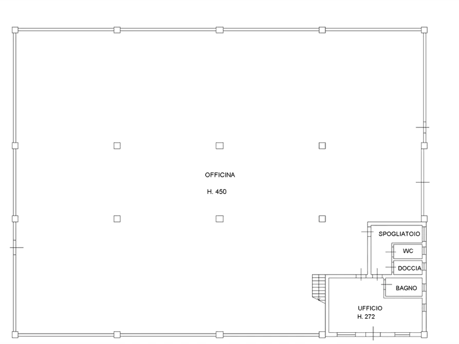 Immagine 12 di Laboratorio in vendita  in Via Tazio Nuvolari a Quingentole