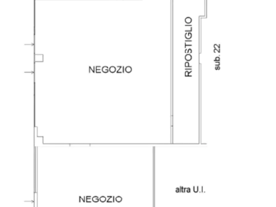 Immagine 9 di Negozio in vendita  in Via Europa  a Occhiobello