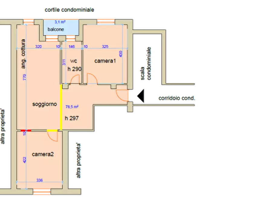 Immagine 20 di Appartamento in vendita  in Via Canelli  a Torino