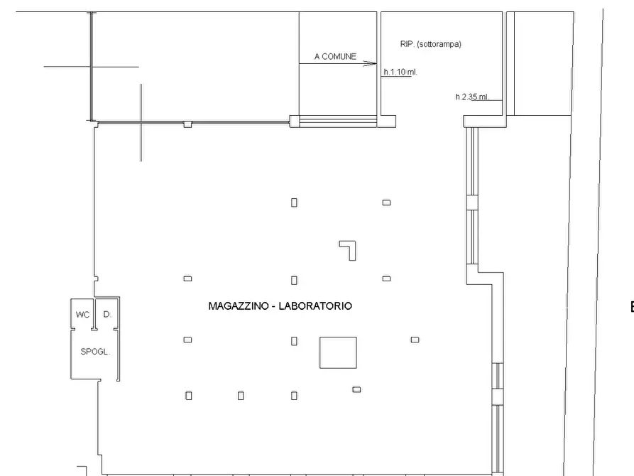 Immagine 8 di Laboratorio in vendita  in via Giovanni Bertini  a Prato