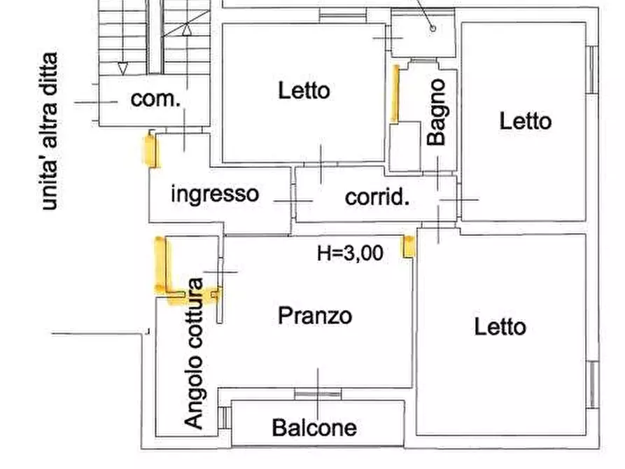 Immagine 21 di Appartamento in vendita  in Via Defedndi Semeghini a Mantova