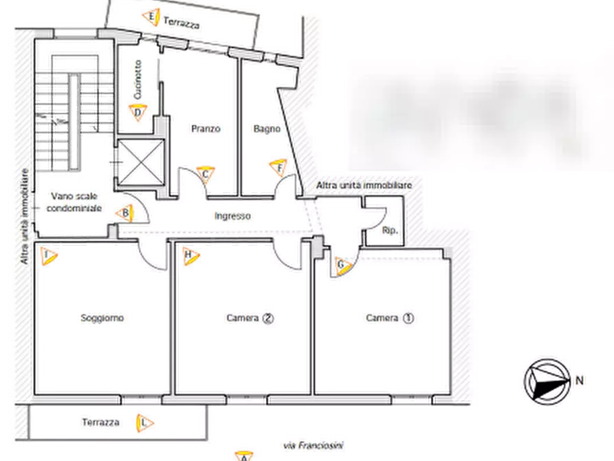 Immagine 7 di Appartamento in vendita  in Via Franciosini  a Castelfiorentino