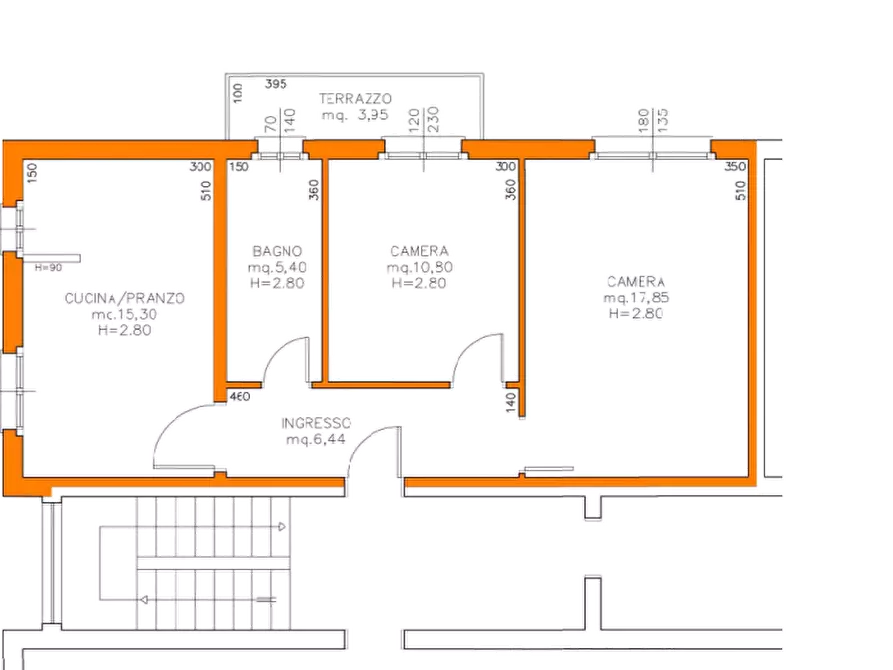 Immagine 12 di Appartamento in vendita  in Via Enrico Dandolo a Venezia