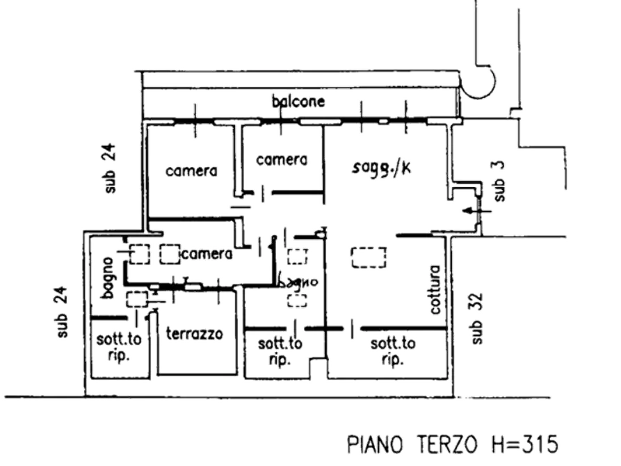 Immagine 20 di Appartamento in vendita  in Via Milano a Bellusco