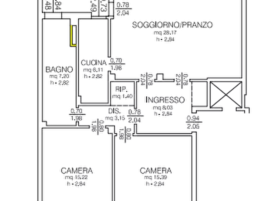 Immagine 4 di Appartamento in vendita  in via Marco Polo a Bologna