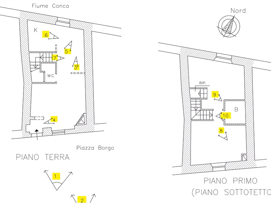 Immagine 10 di Villetta a schiera in vendita  in Piazza Borgo a Monte Cerignone