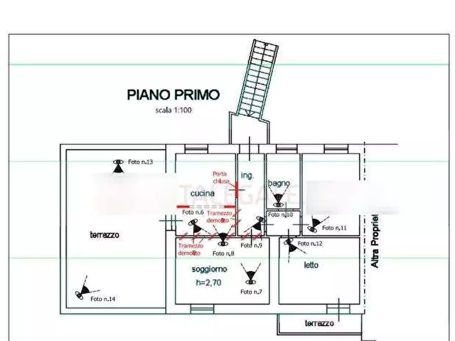 Immagine 17 di Villetta a schiera in vendita  in Via Arnaldo Merlini a Terre Roveresche