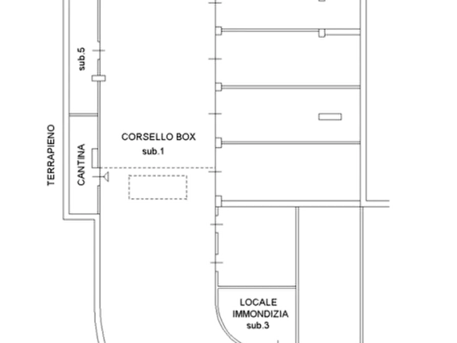 Immagine 9 di Garage in vendita  in Via Wolfgang Amadeus Mozart a Liscate
