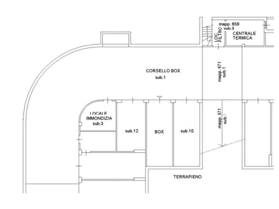 Immagine 10 di Garage in vendita  in Via Wolfgang Amadeus Mozart a Liscate