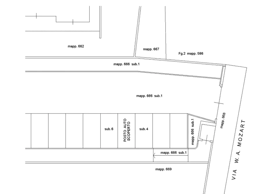 Immagine 10 di Posto auto in vendita  in Via Mozart Wolfgang Amadeus a Liscate