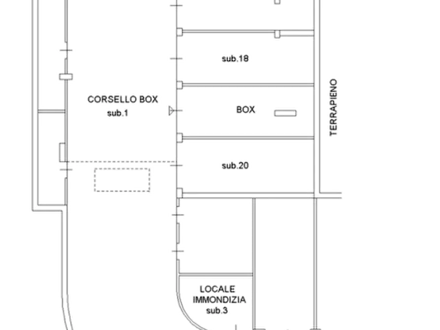 Immagine 8 di Garage in vendita  in Via Wolfgang Amadeus Mozart a Liscate