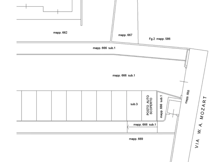 Immagine 3 di Posto auto in vendita  in Via Mozart Wolfgang Amadeus a Liscate